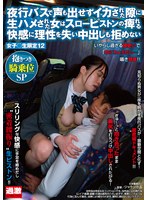 【指マン×】夜行バスで声も出せずイカされた隙に生ハメされた女はスローピストンの痺れる快感に理性を失い中出しも拒めない 女子○生限定12 抱きつき騎乗位SP｜1nhdtb00784